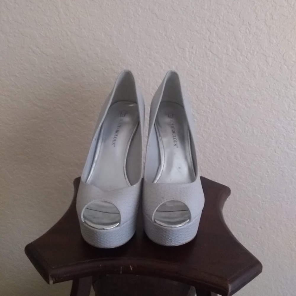 Silver heels